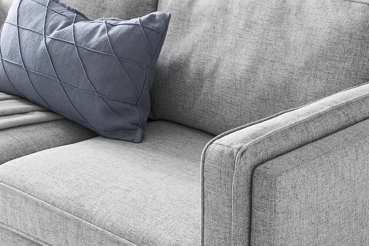 Noah 2 Seater Sofa, Light Gray