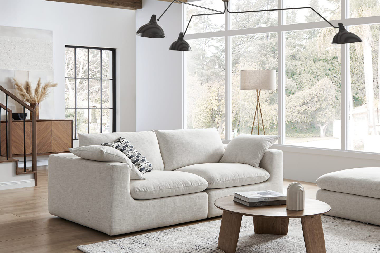 Ivory 2 seater sofa deals