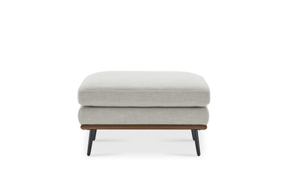 Loft Sofa With Ottoman, 2 Seater, Beige