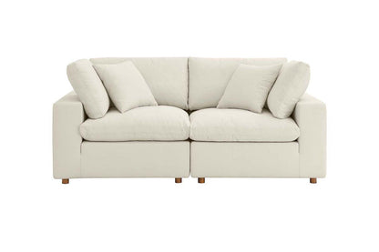 Commix Sectional Sofa, 2 Seater, Light Beige