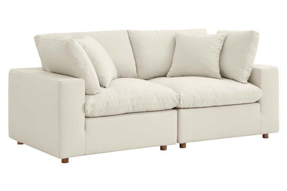 Commix Sectional Sofa, 2 Seater, Light Beige